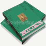 Premium Corporate Yearbook Pefect Binding Hardcover Books with Hard Cover for Brand Promotion